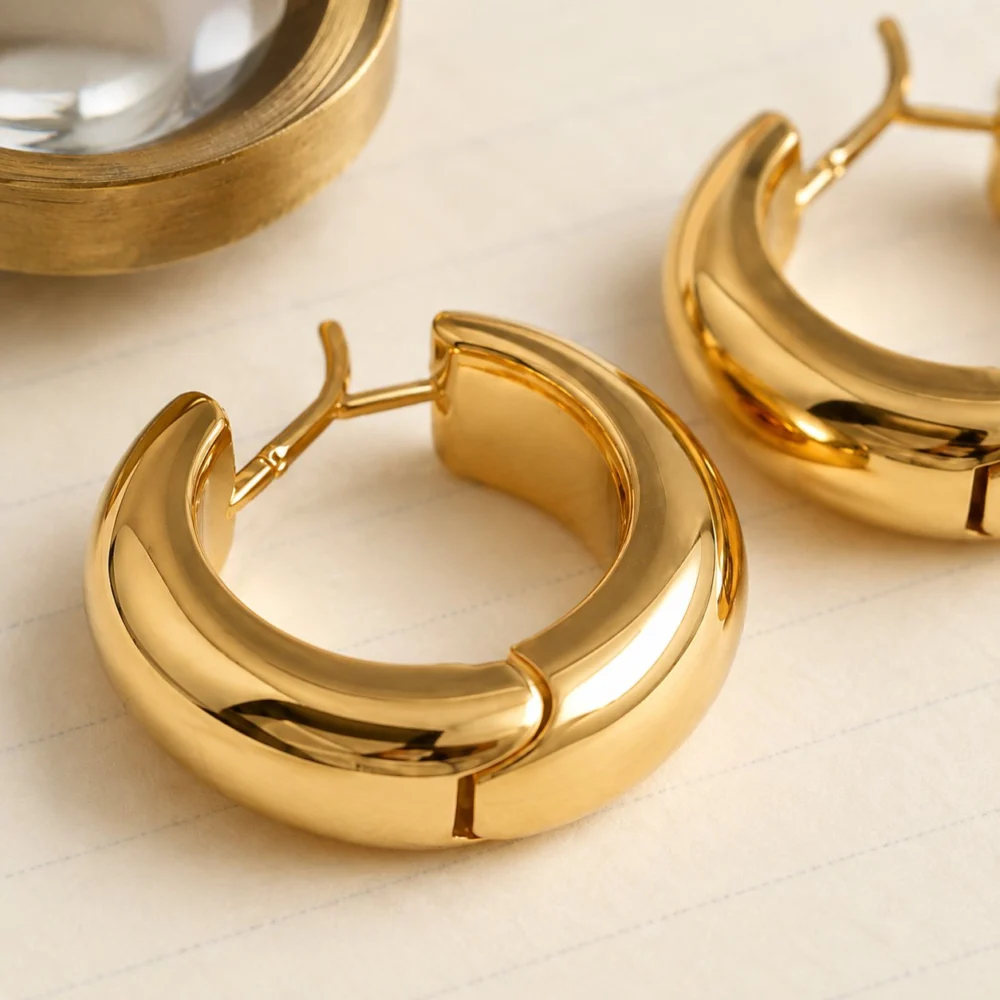 Chunky Dome Hoops, view 3