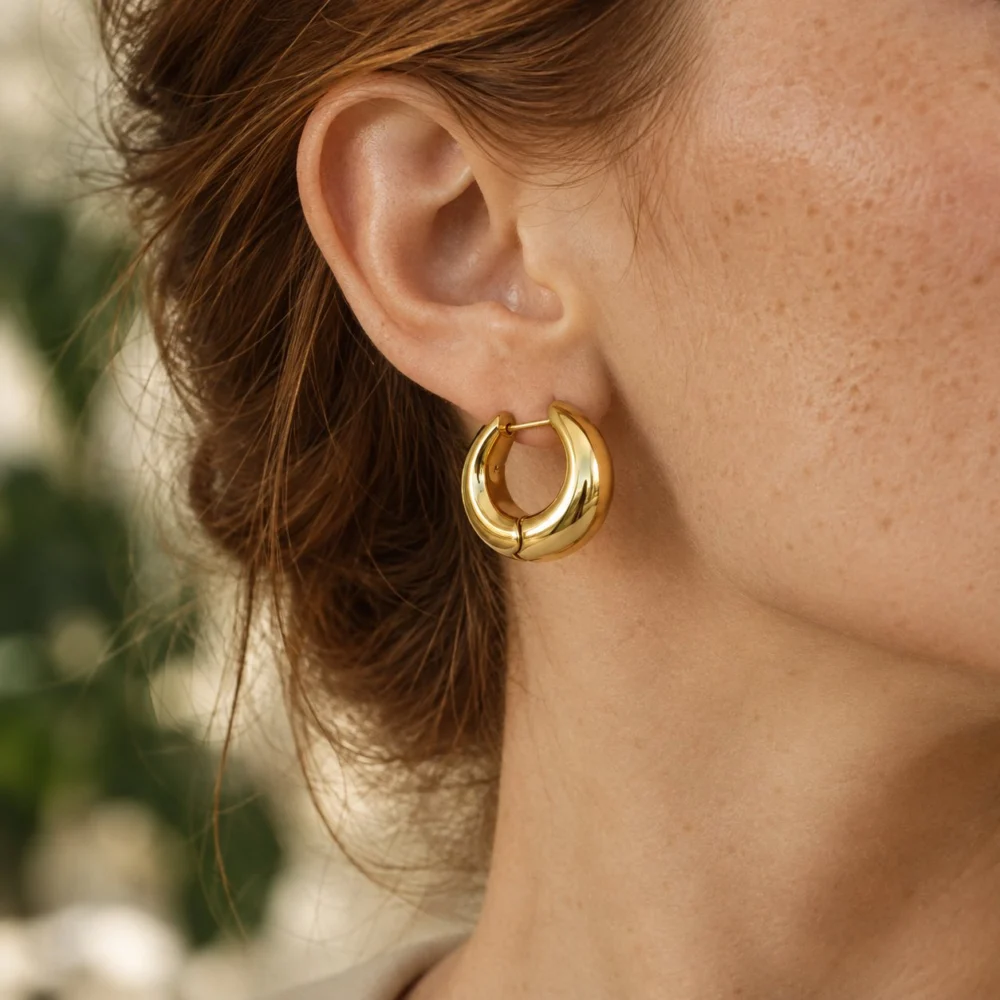 Chunky Dome Hoops, view 2
