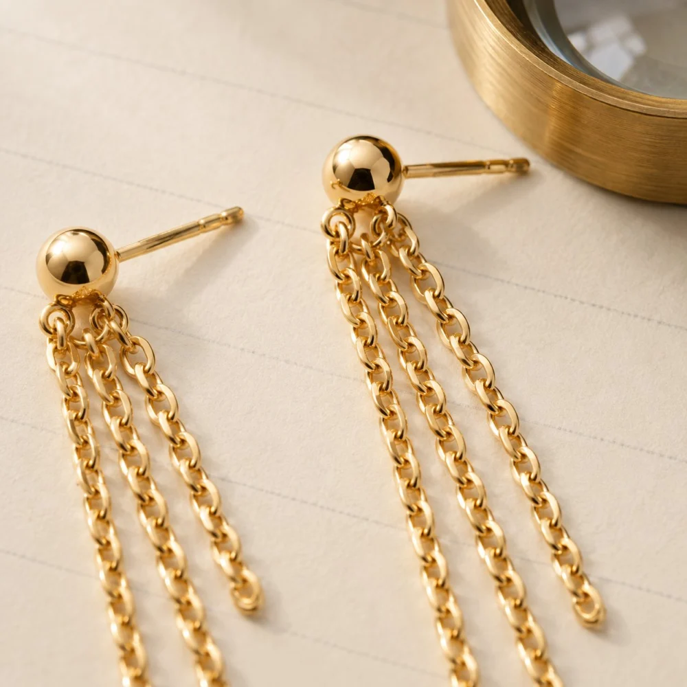 Linear Chain Drops, view 3