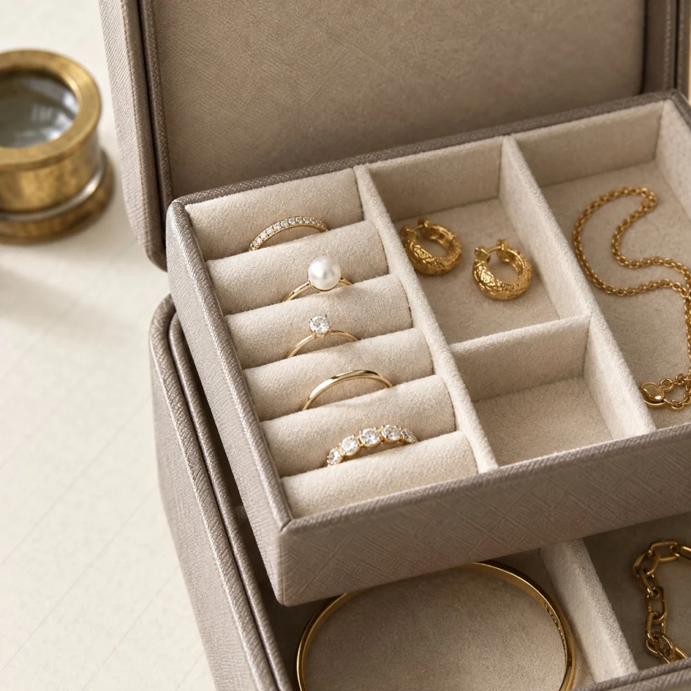 Two-Tier Jewellery Box, view 3