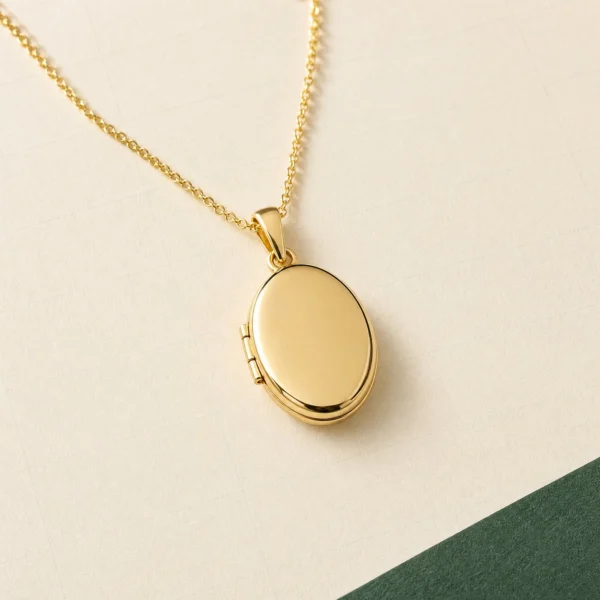 Oval Locket Pendant