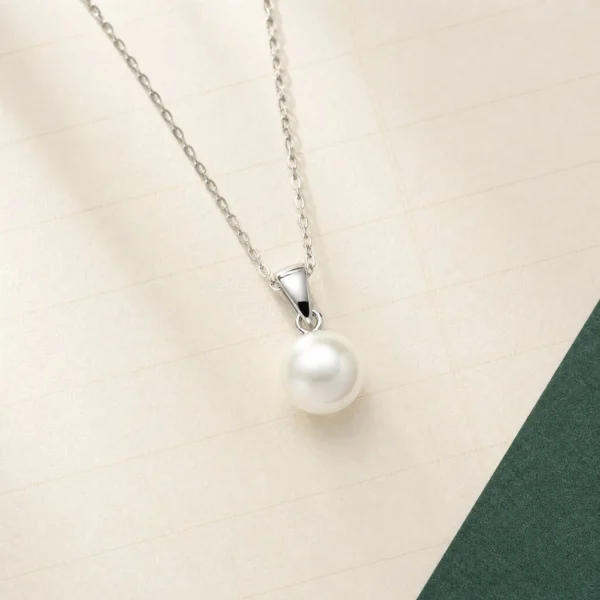 Single Simulated Pearl Pendant