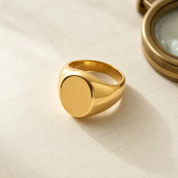 Dome Signet Ring