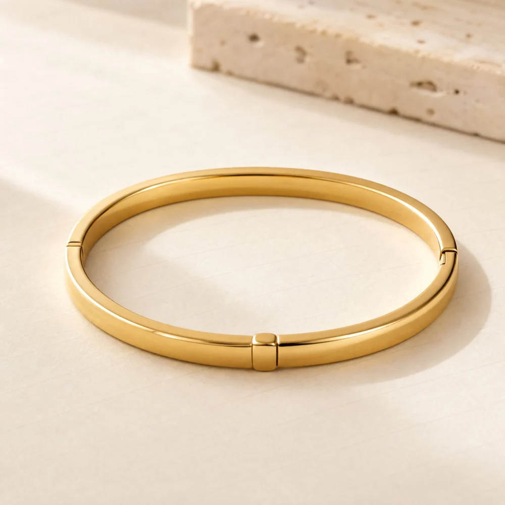 Hinged Oval Bangle