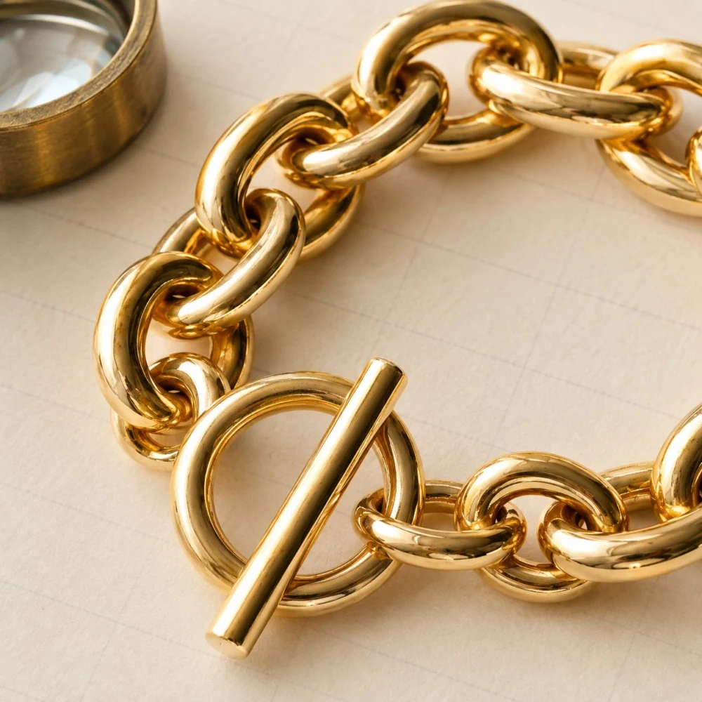 Chunky Link Bracelet, view 2